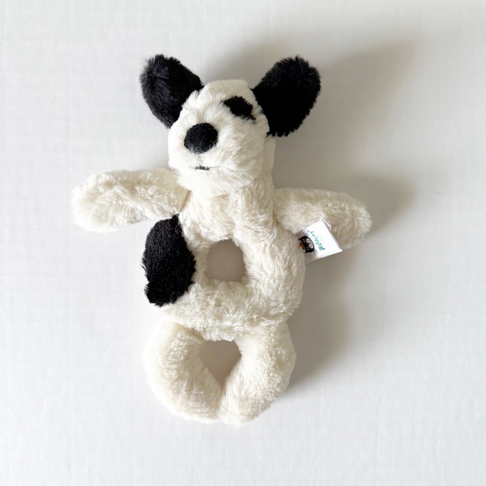 Jellycat Bashful Puppy Dog Baby Rattle Stuffed Animal Plush